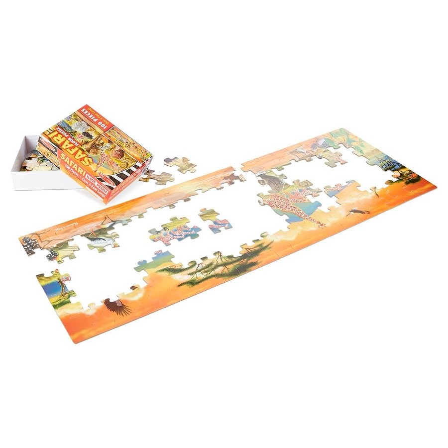Limited Sale Melissa And Doug African Plains Safari Jumbo Floor Puzzle 100pc