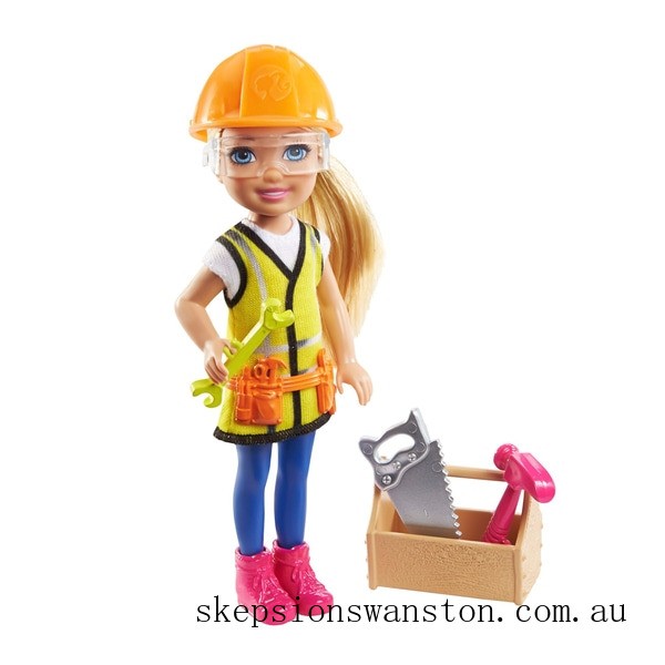 Genuine Barbie Chelsea Career Doll - Builder